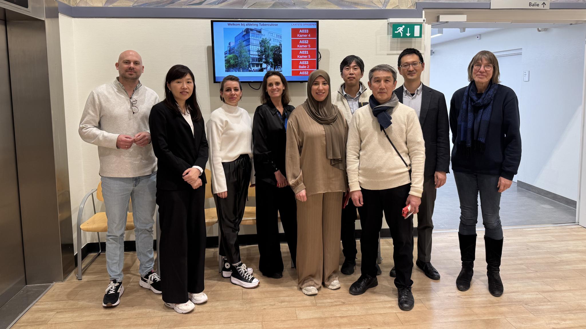 Group of people standing at GGD Amsterdam