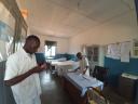 healthworkers in facility in mozambique